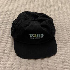 Vans Black Cap with Logo